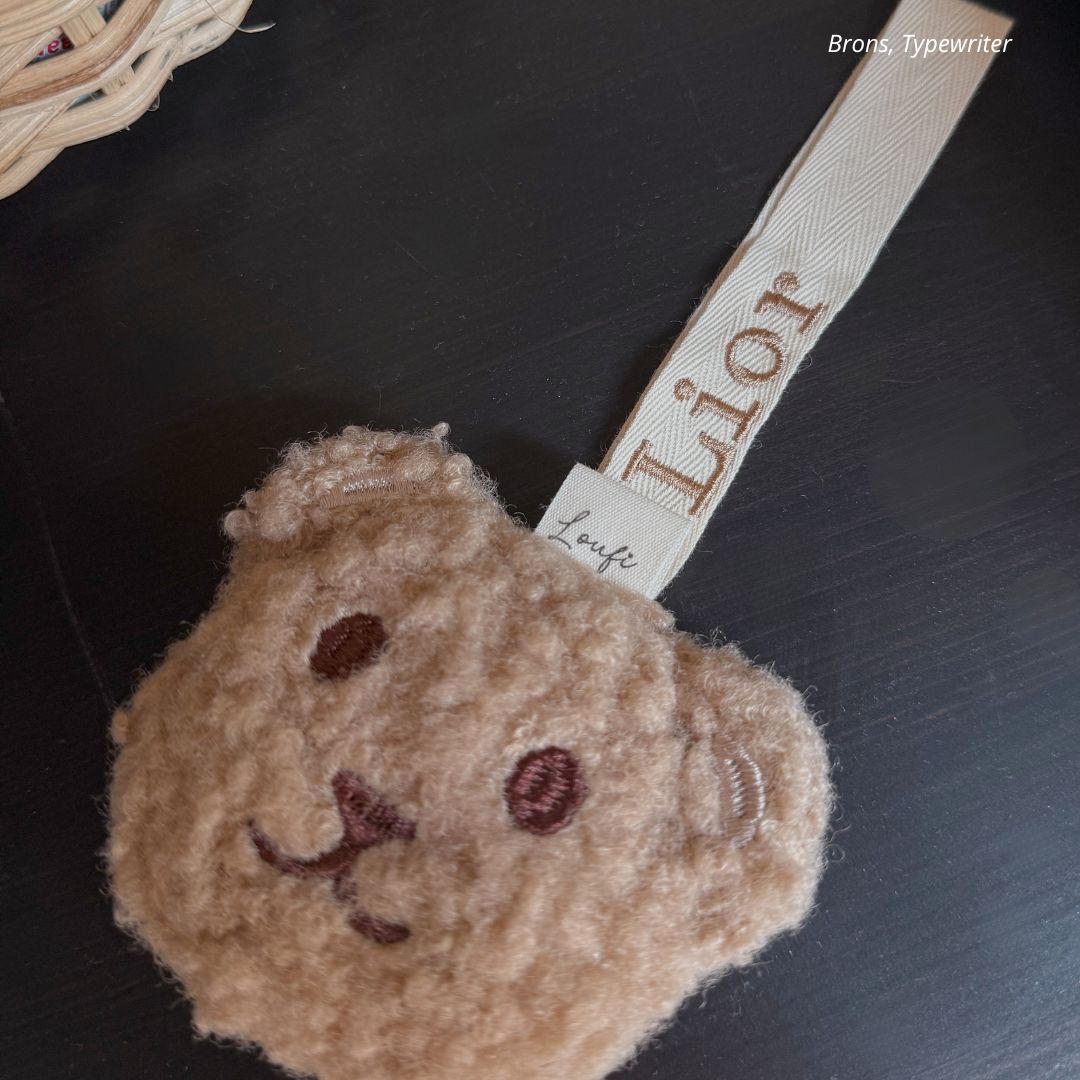 Gepersonaliseerd teddy speenkoord