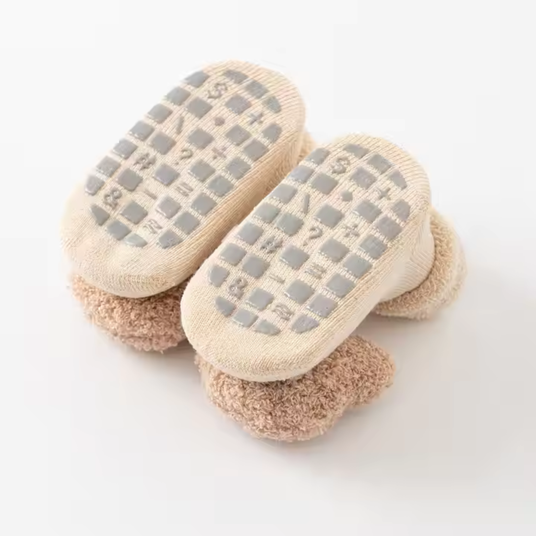 Babyslofjes teddy anti slip