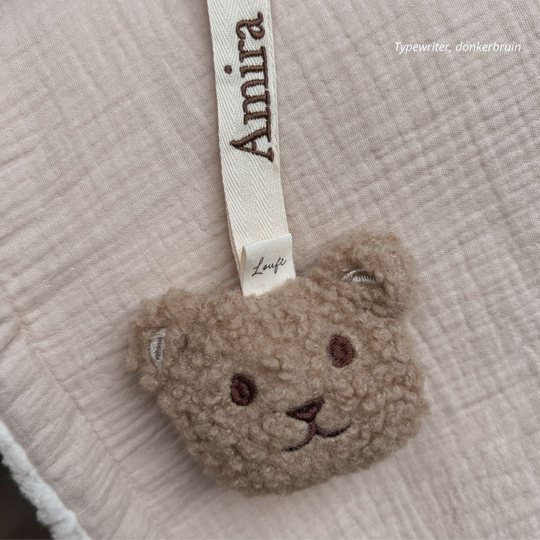 Speenkoord teddy met naam