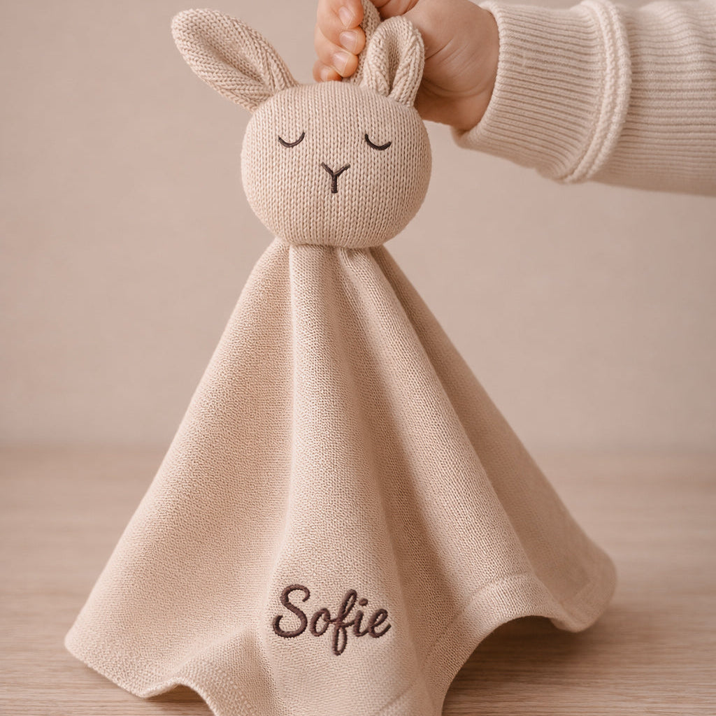 Baby knuffeldoekje konijn