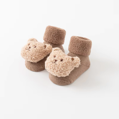 Babyslofjes teddy koffie