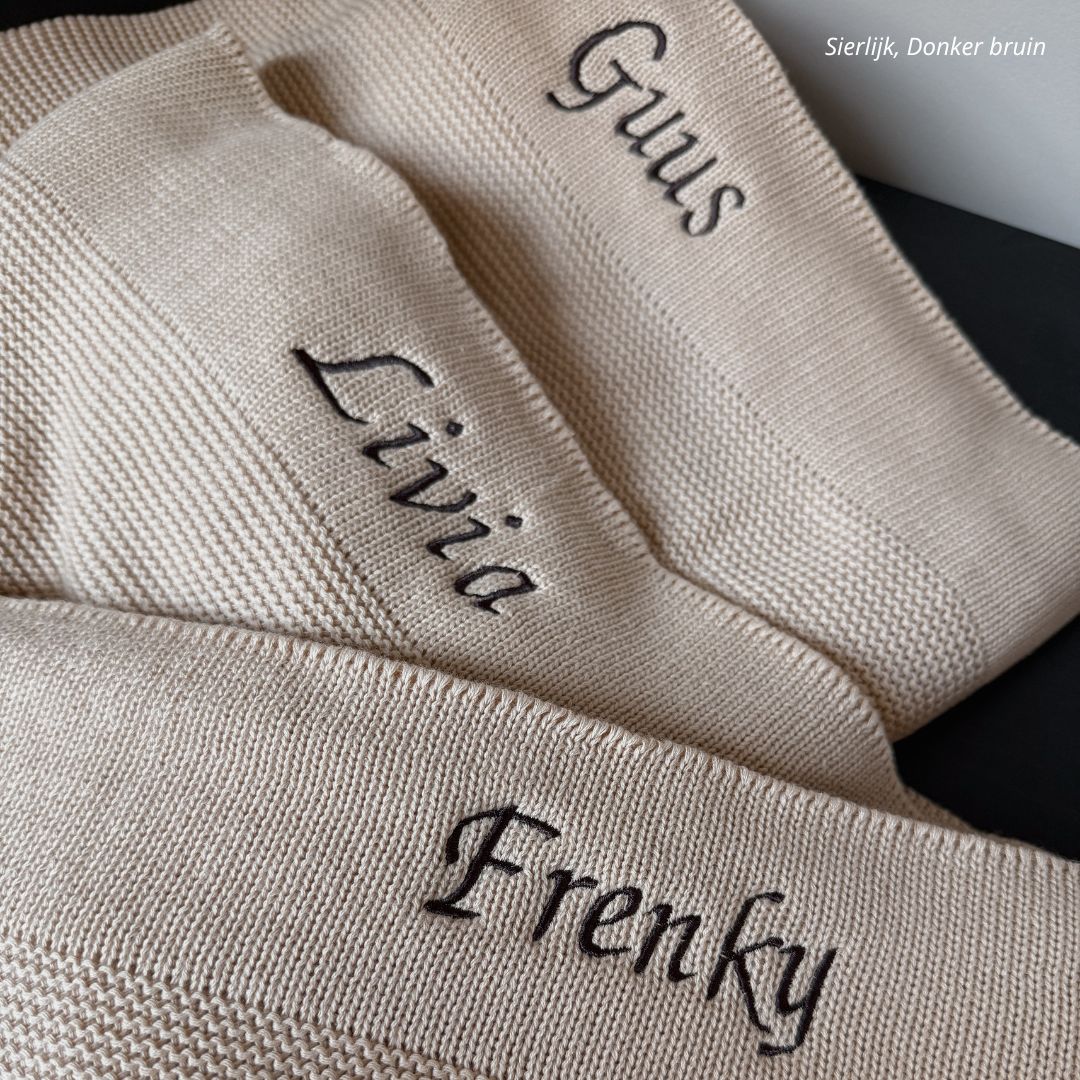Gepersonaliseerde baby deken 