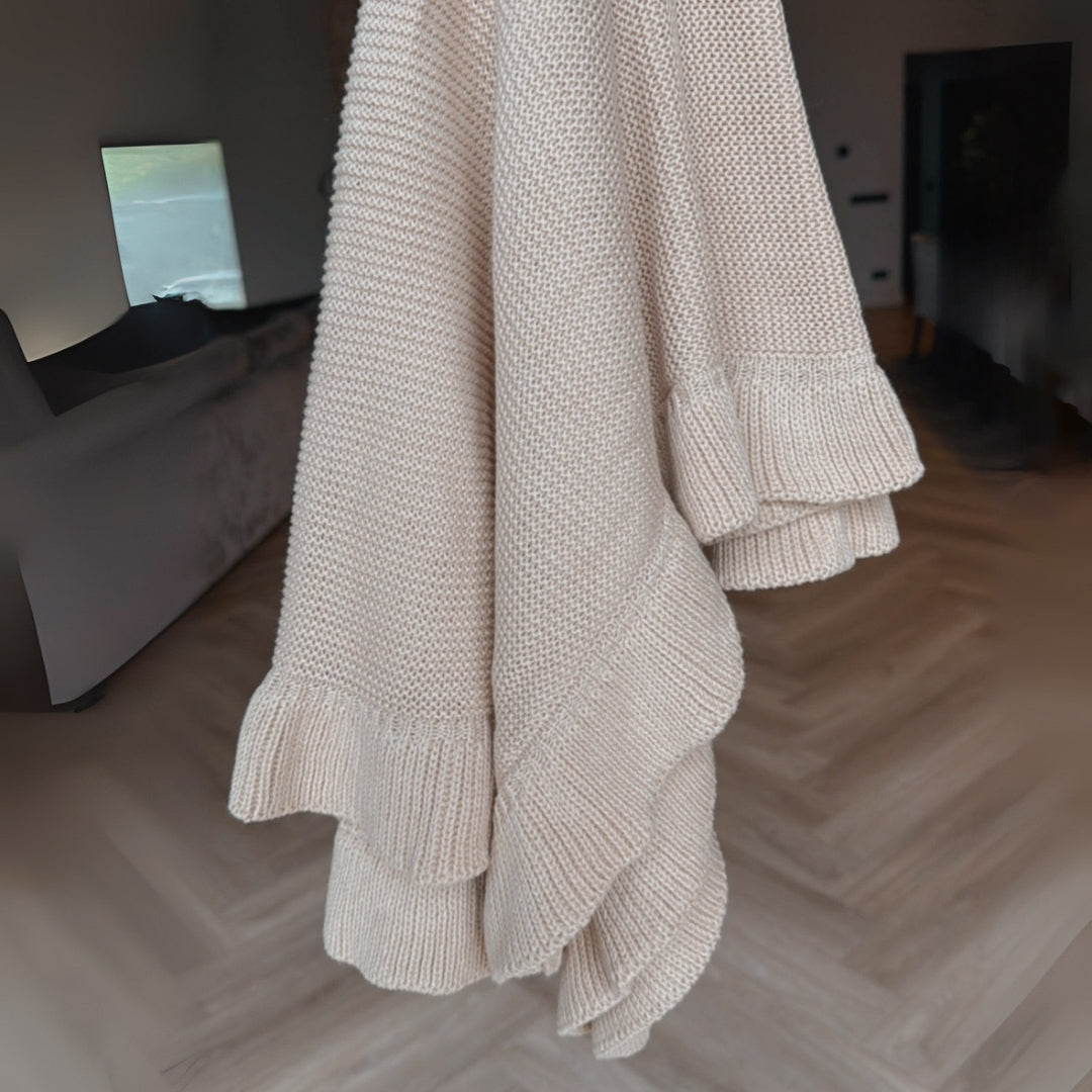 Ruffle deken gepersonaliseerd