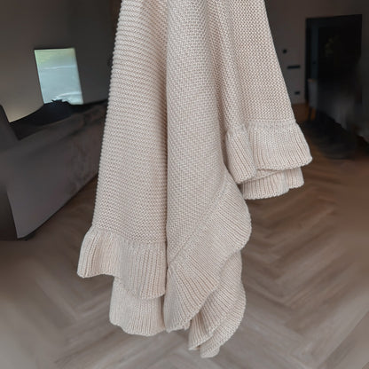 Ruffle deken gepersonaliseerd