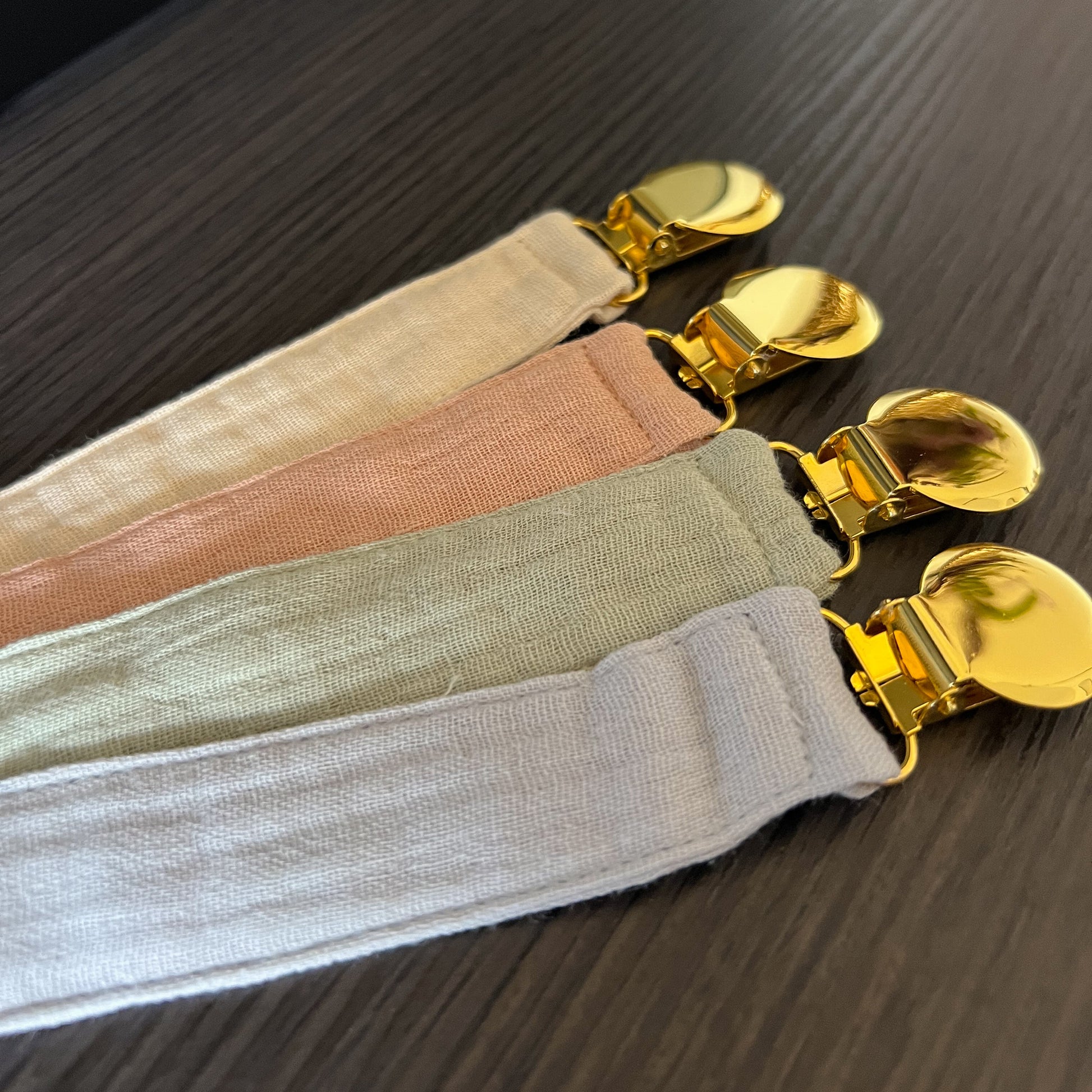 Speenkoord pastel kleuren