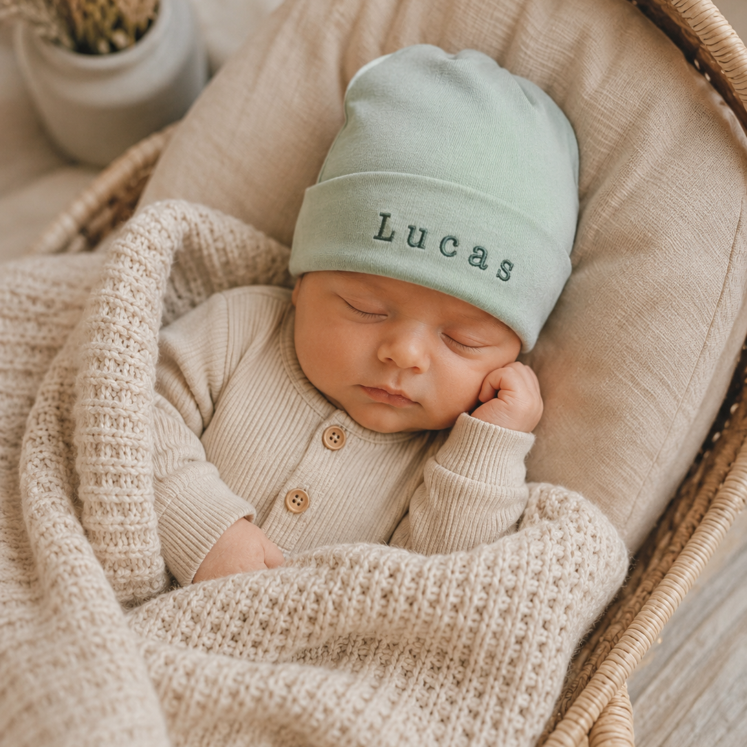 Newborn Muts groen met naam