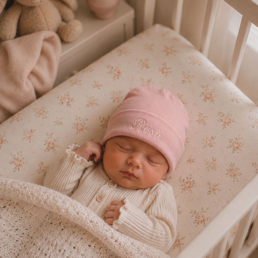 Newborn Muts roze met naam